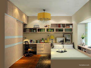 臥房裝修效果圖 北歐陽光家具臥房效果圖a21913 尚品宅配